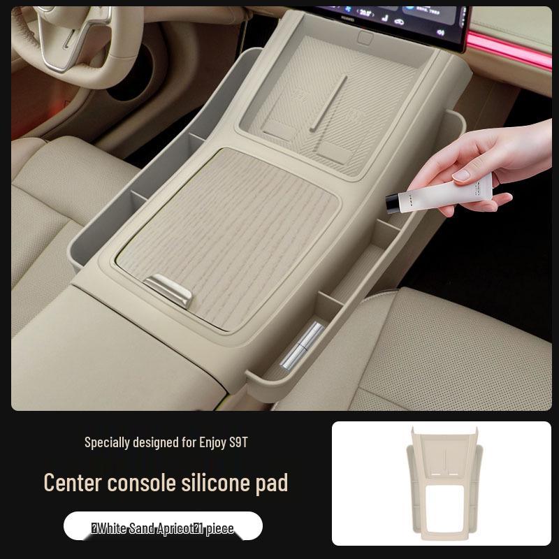 Silicone Anti-Slip Pad for Xiangjie S9T Wireless Charger - Center Console Car Interior Decor