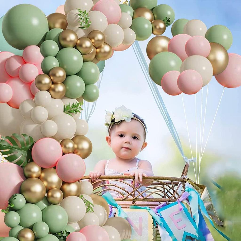 Avocado Balloon Chain, Shopping Mall Kindergarten Store Opening Styling Balloon Birthday Party Decoration Balloon