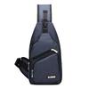 Versatile Crossbody Shoulder Bag For Men With External Usb Port And Front Pocket