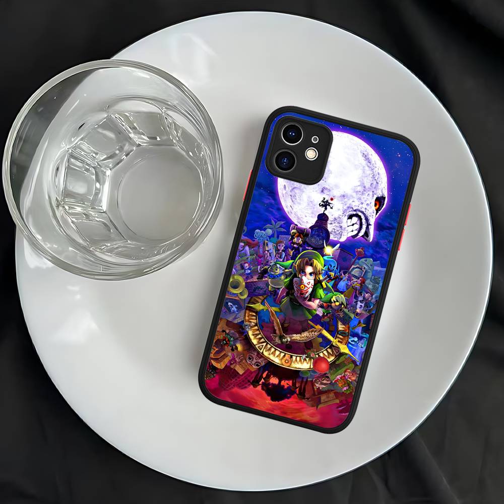 Hot Game The Legend Of Zeldas Silicone Matte Phone Case For Iphone 13 14 15 16 Pro Max 11 12 X Xs Max Soft Cover