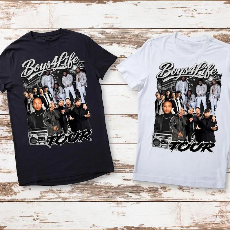 

B2K Boys 4 Life Tour TShirt 90s RampB Concert Fan ApparelPretty RickY B5 Bow Unisex T-Shirt S