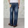 GXG Men's Irregular Distressed Washed Jeans