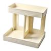 Double Layers Desktop Storage Rack Modern   Makeup Shelf   for Vanity Bathroom
