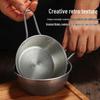 ZISIZ Retro Single Handle Korean Stainless Steel Bowl