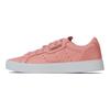 adidas Originals Schlanke Kunstleder Schnürschuhe Strapazierfähige Low-Top Sneaker Damen Sneaker Pink Weiß FV0512