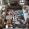 Juventus Customized Name Area Rug Perfect for Study Room Playrooms Kitchen Decorate Room Antislip Carpet Office Home Decor