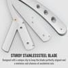 1 stücke Rasieren Barber Tools Edelstahl Manuelle Klapp Haar Rasieren Trimmen Messer Halter Haarschnitt Bart Augenbraue Rasiermesser