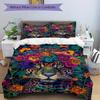 3pcs Floral Leopard Print Bedding Set, Breathable And Soft, Suitable for All Seasons Machine Washable, Suitable for Bedroom Decoration,yy250822196