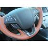 Steering Wheel Panel Cover Trim 1PCS Fit For Lincoln MKZ 2013- Carbon Fiber