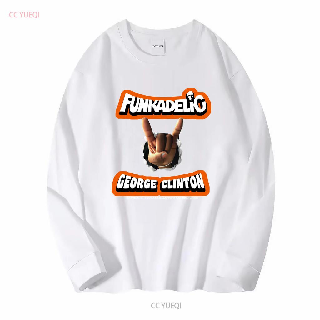 George Funkadelic Clinton T Shirt vintage Washed Versatile Unisex Comfortable Top For Everyday Wear graphic fashion