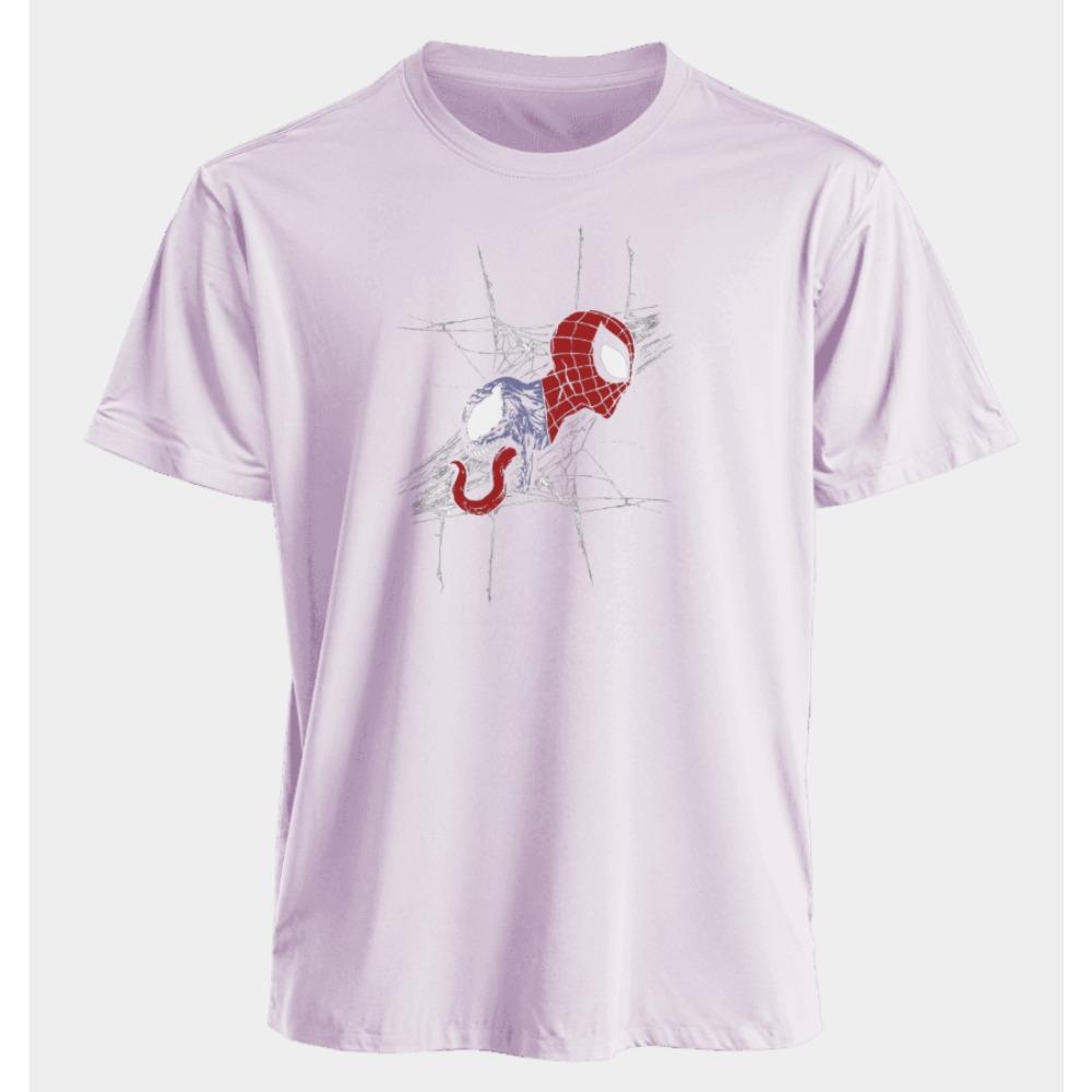 Men's and Women's T-shirts Spider-Man Venom Summer American Spring and Autumn Sporty Punk Harajuku Fashion Short Sleeves