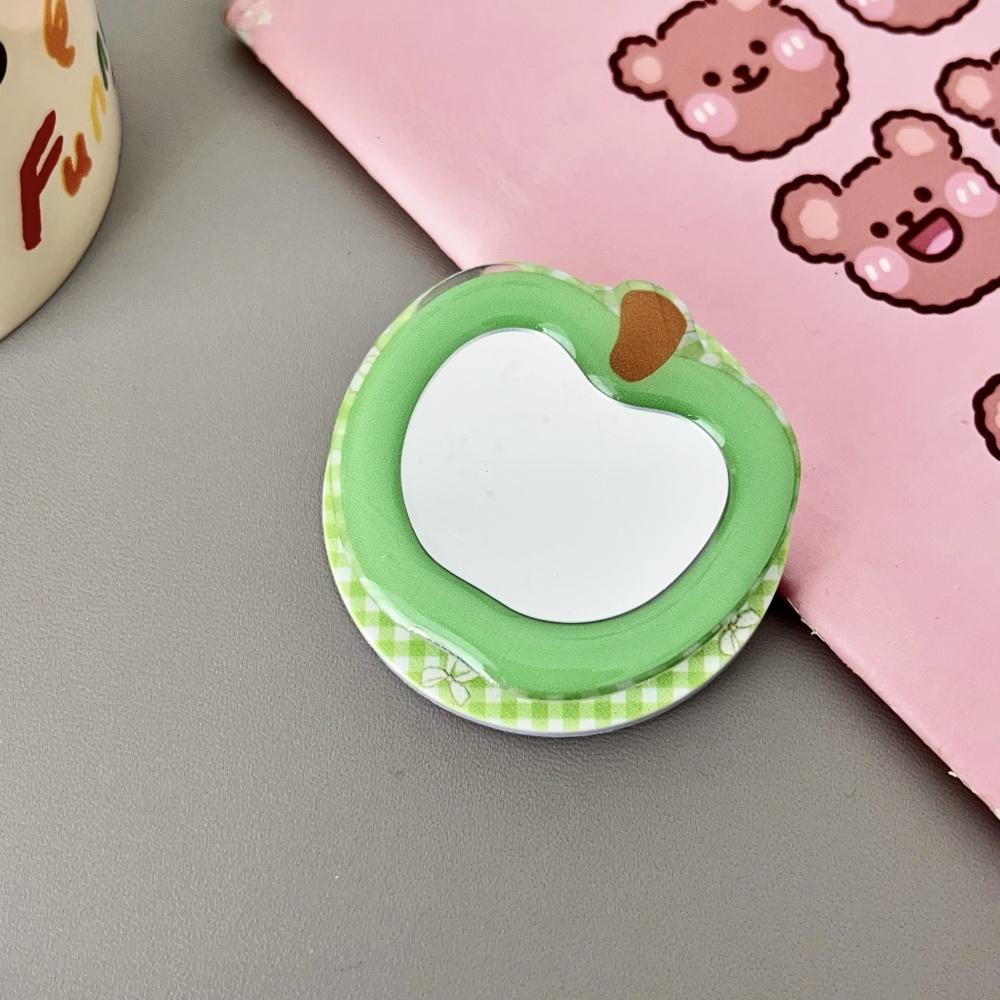 

Милое зеркало-подставка для телефона Apple с магнитной системой MagSafe, держатель-кольцо для iPhone 16, складной чехол-подставка для беспроводной зарядки