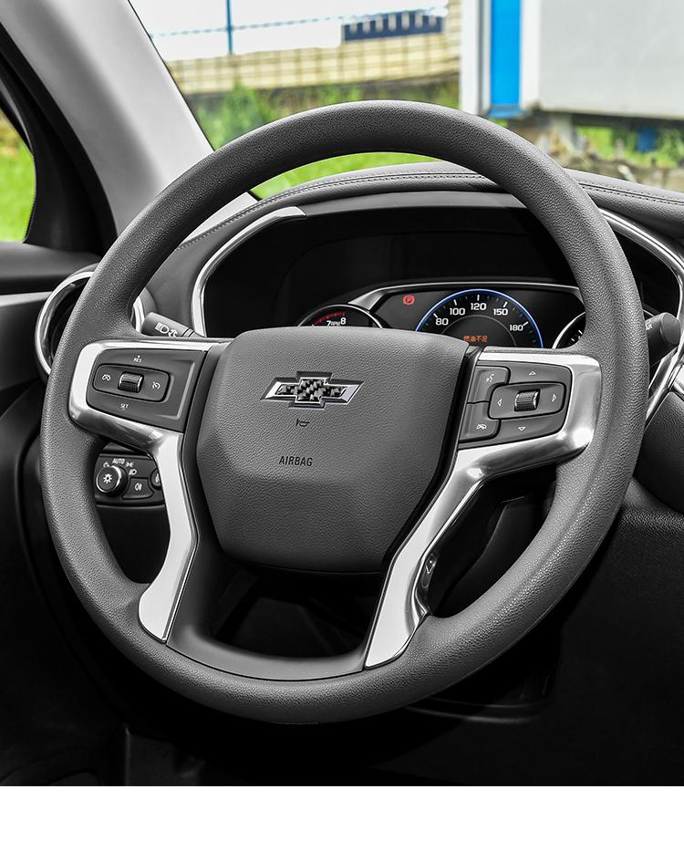 YPX3 Carbon Fiber Car Steering Wheel Center Sticker Emblem for Chevrolet Sail Aveo Cruze Malibu Spark Orlando Captiva SS Trax Lacetti