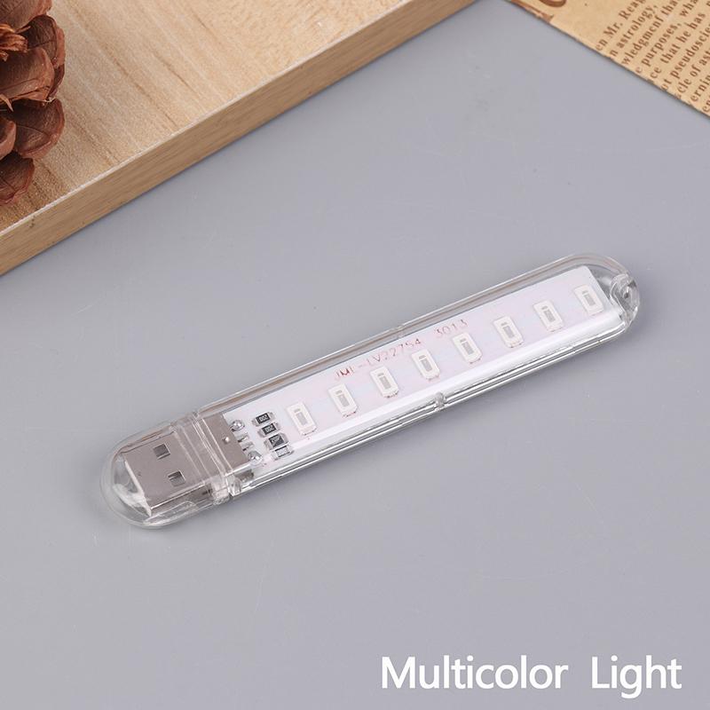 Mini Usb Led Book Light Dc5V Ultra Bright Reading Book Lamp 8Leds Light Portable Bedside Light For Power Bank Pc Laptop Notebook