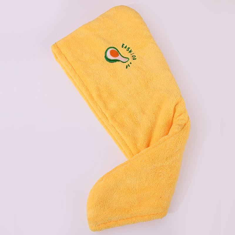 Gorro de Baño para Mujer de Secado Rápido Super Absorbente con Bordado Lindo