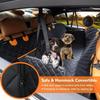 Hammock Style Dog Car Seat Cover, Waterproof Scratch Resistant 600d Heavy Duty Fabric For Suvs And Sedans 147*137 Cm