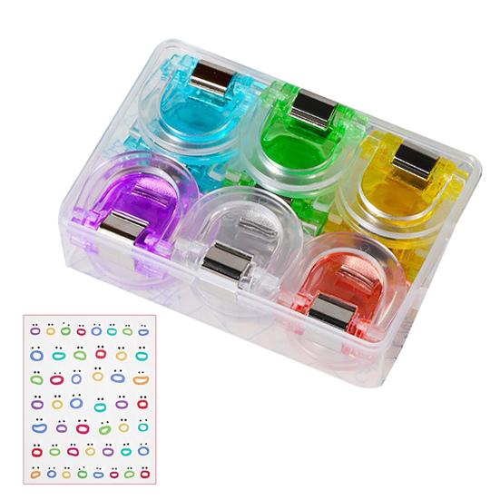 12Pcs Small Clips Transparent Visible Office File Clips Stable Clamping Force Super Convenient Document Clamps