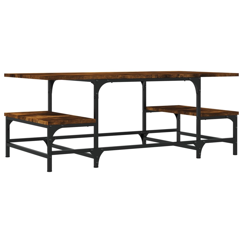  Coffee Table, Smoked Oak, 100x50.5x40 Cm