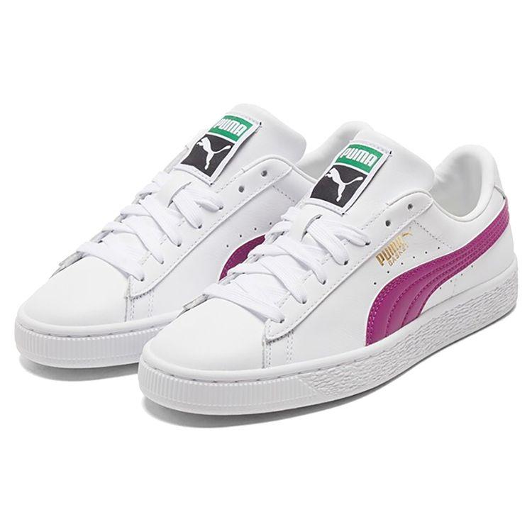 Puma Basket Classic 21 White Byzantium Unisex Sneakers 374923-07