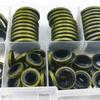 100/150/240pcs Bonded Washer Metal Rubber Oil Drain Plug Gasket Fit M6 M8 M10 M12 M14 M16 Combined Washer Sealing Ring