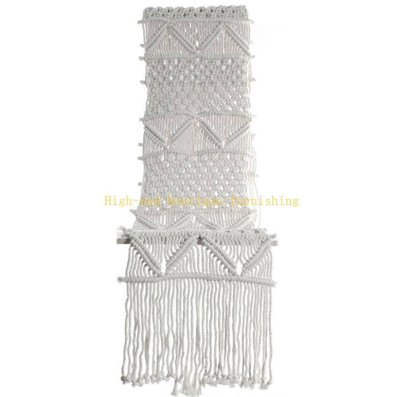 Длинный макраме-дорожка на стол для уютных кафе или студийного пространства, свадебный обеденный стол