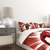 Portugal #7 Soccer Duvet Cover Set Dynamic Sprint Digital Print Bedding Set Sporty Comic Style for Teen Bedroom