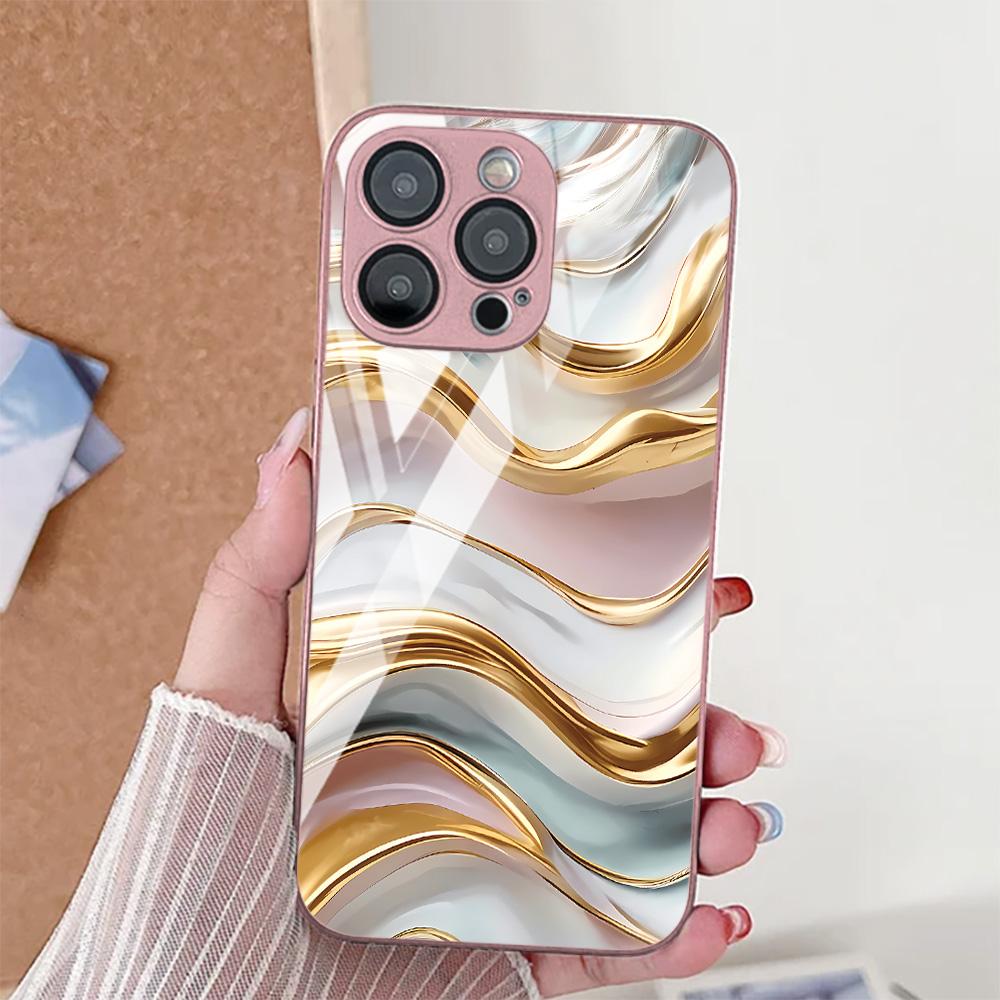 Marble Pattern Phone Case For Samsung Galaxy S25 S24 S23 Ultra Case A56 A17 A55 A16 A26 A54 A53 A34 A36 S21 FE Shockproof Cover