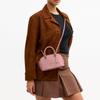 Coach SATCHEL LARA 22 Wraparound Zipper Closure Cow Leather Shoulder Handbag Mini Women's Pink