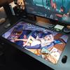 Gaming Mouse PadLarge Desk MatAntislipStitched EdgesCozy Room Blue Hair Girl Anime PrintKeyboard Pad for Gamer Home Office