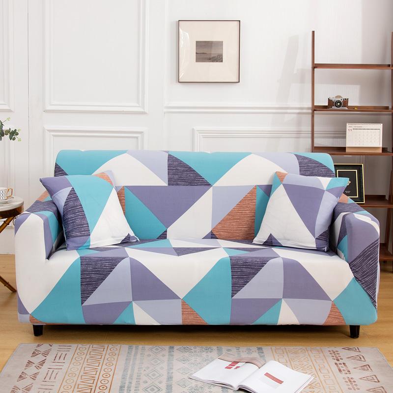 Elastic Sofa Covers for Living Room Solid Color Spandex Sectional Corner Slipcovers