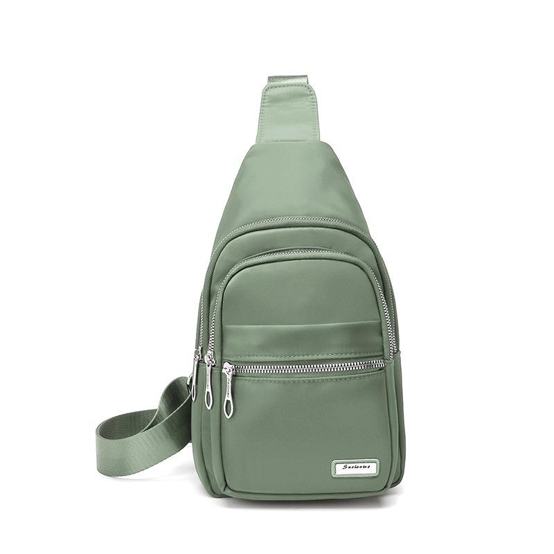 

Сумка на грудь женская сумка через плечо спортивная маленькая сумка многослойная сумка зелёный