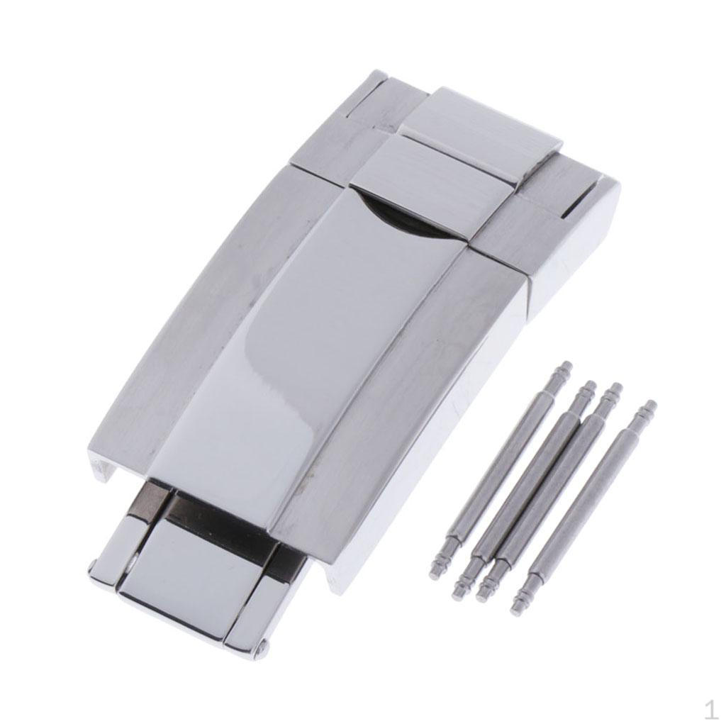 Двойная застежка для ремешка, раскладывающаяся застежка-бабочка, Polish