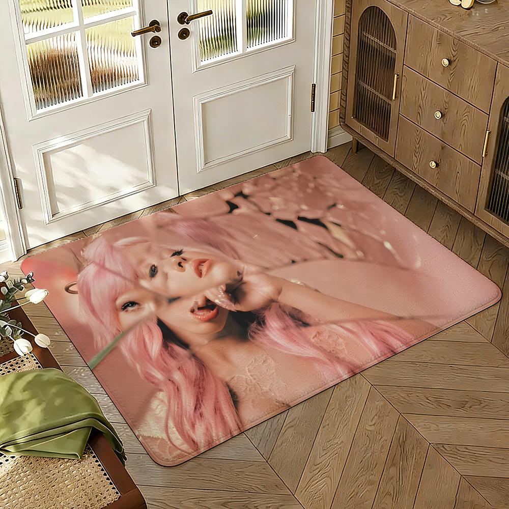 Singer M-Melanie Martinez The Vatican Floor Mat Soft Thickened Absorbent Non-Slip Bedroom Living Room Door Mat Home Flannel Rugs