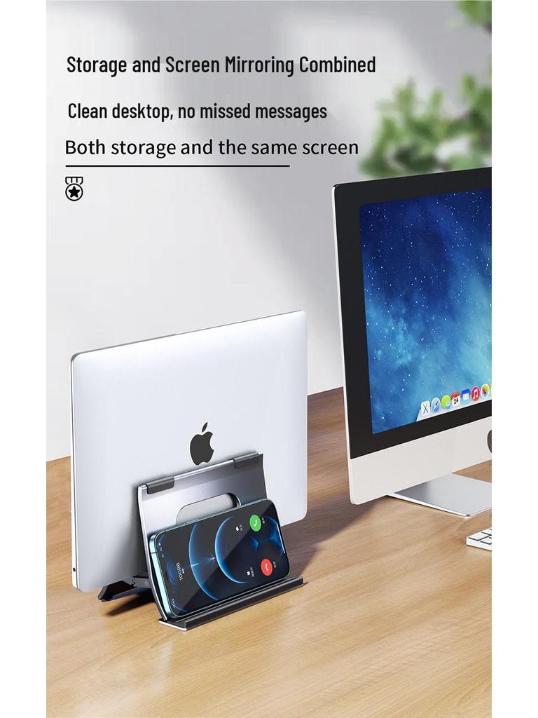 Paifan 2026 Alloy Desktop Stand for Laptops, Tablets, and Phones - Automatic Gravity Storage