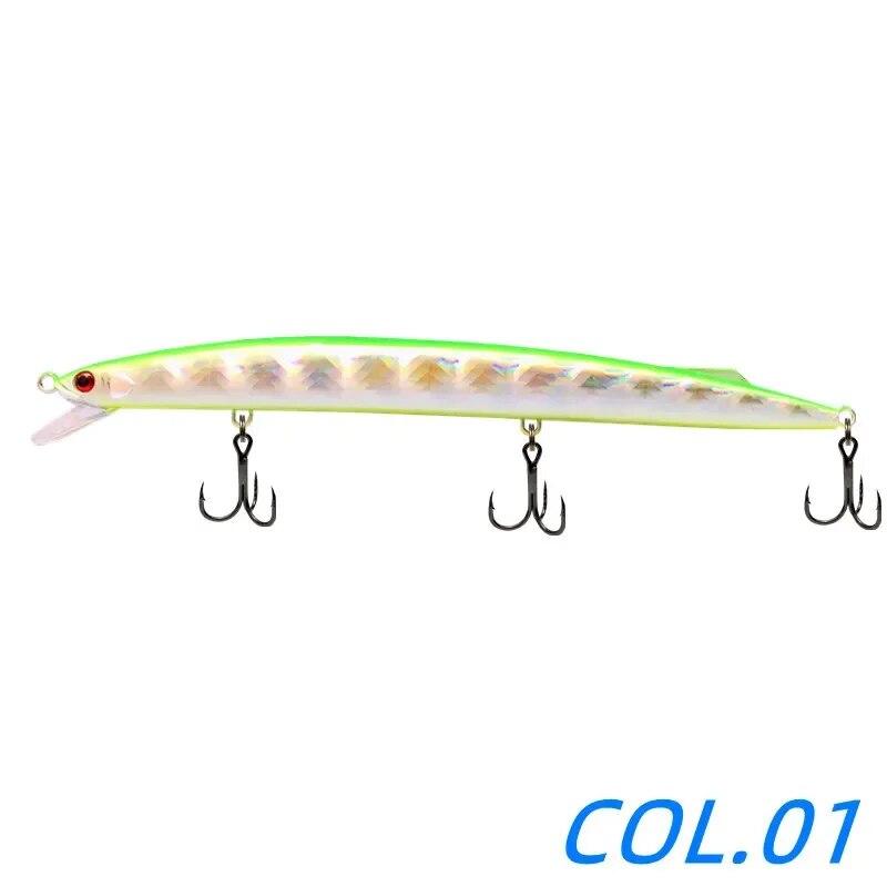 

Новая рыболовная приманка для гольяна, 200 мм, 38 г, глубина погружения для троллинга 0,5-1,5 м, твердые приманки, джеркбейт для длительного заброса, морская вода для сибаса, тунца 200mm 38g