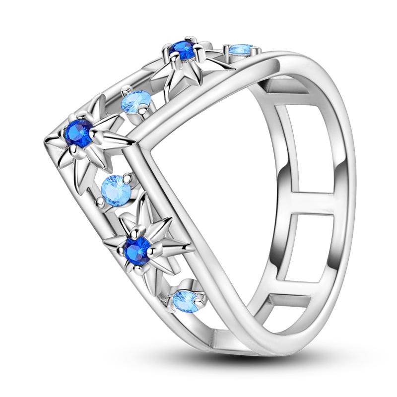 Biżuteria Pierścionek 100% Srebro Próby 925 damski pierścionek zaręczynowy Tworzenie biżuterii dla kobiet jako prezenty na przyjęcie weselne