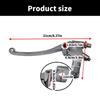 Adjustable Motorcycle Main  Cylinder Clutches Brake Lever Aluminum Motorcycle Brake Clutches Lever Simple Installation