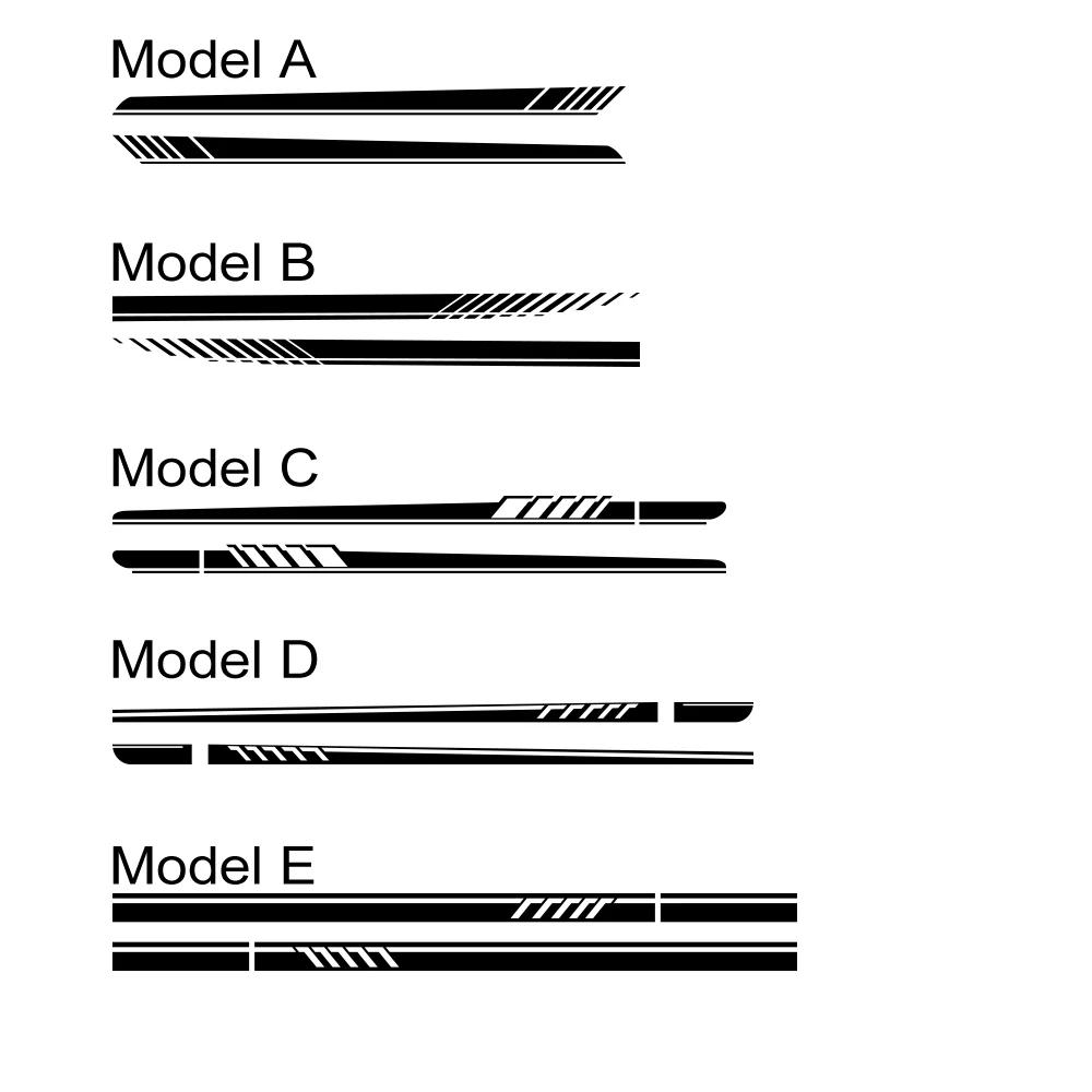 Různé styly samolepek na auto pro Mercedes Benz GLA GLA45 GLA180 GLA200 GLA220 GLA250 X156 H247 AMG pruhy vinylová nálepka příslušenství