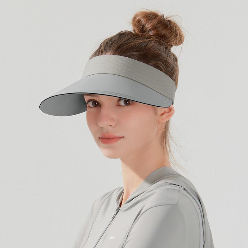 Ice Silk Seamless Sun Hat With Wide Brim For Outdoor Sun Protection And Fashion Casual Wear