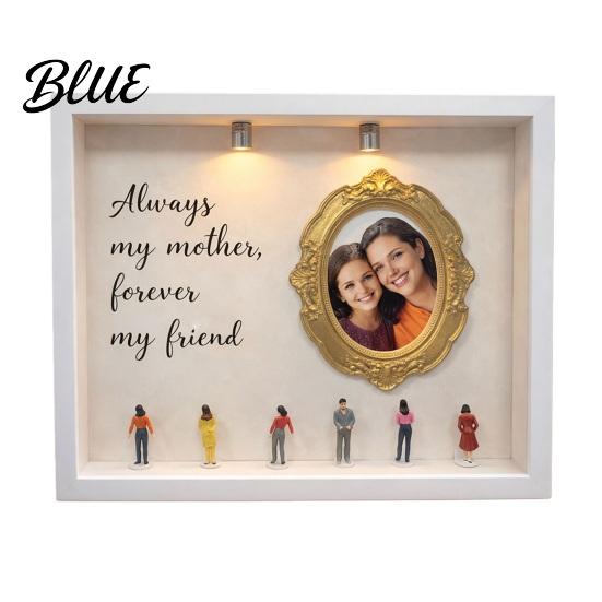 Anniversary Gift Idea DIY Mini Museum Silhouette Box Personalized Photo Memory Display Case with
