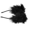 Artificial Furry Cat Ears Headband Women Headwear Hairband for Party Cosplay Daily Life