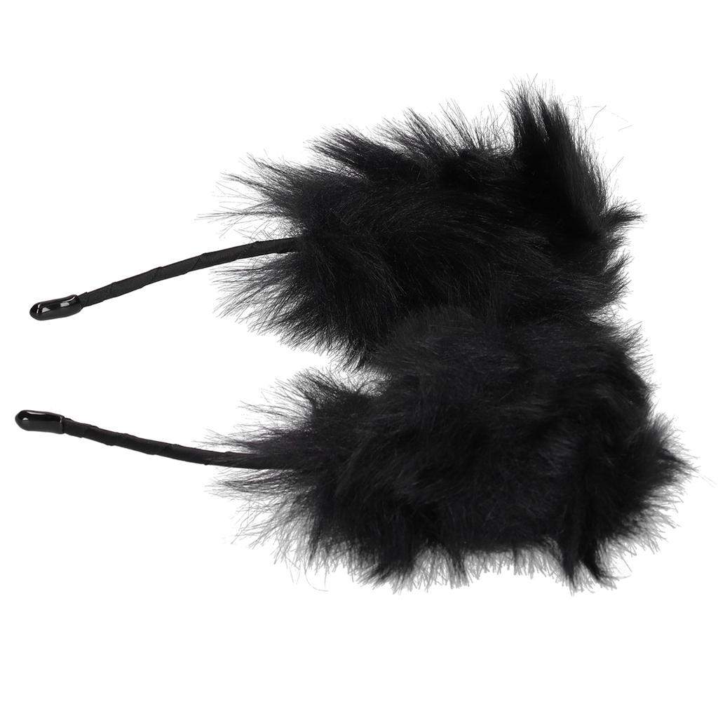Artificial Furry Cat Ears Headband Women Headwear Hairband for Party Cosplay Daily Life
