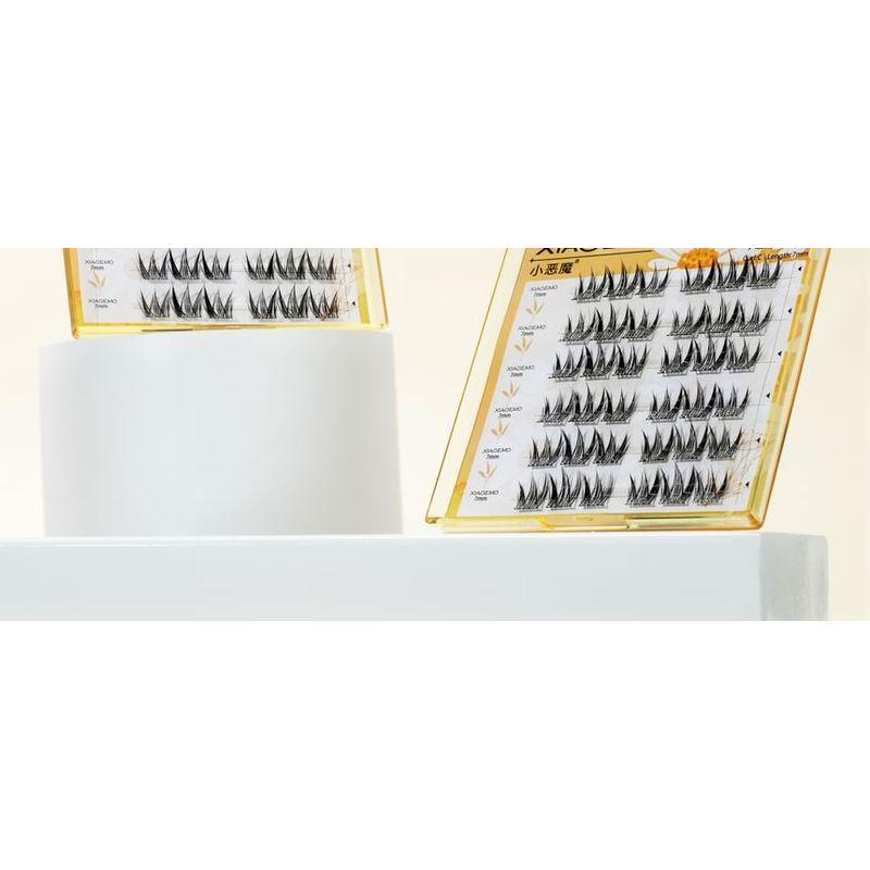 Mogugu - Natürliche, voluminöse, klebefreie Cluster-Falsche Wimpern