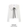 Women's European & American Style Fashion Bow Long Sleeve Jacket - Spring 2025
