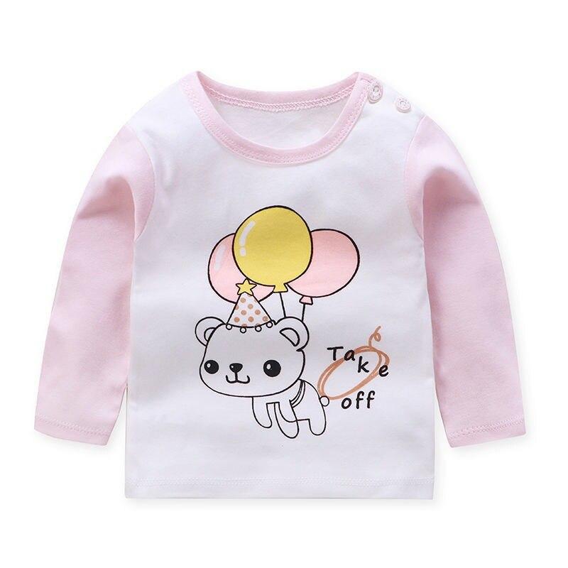 Long Sleeves T-shirt Children's Bottoming Shirt Striped Sleeves