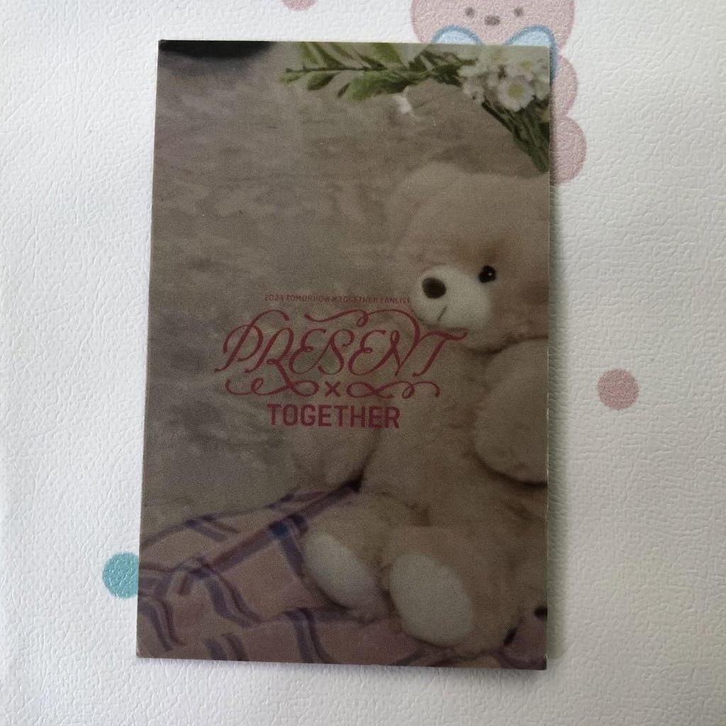 [USED] TXT Taehyung FANLIVE MOAZONE Sanok Trading Card