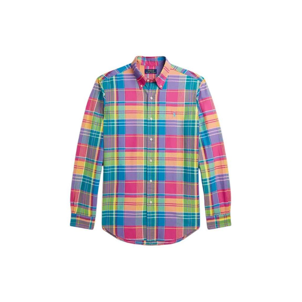Polo Ralph Lauren Classic Fit Plaid Oxford Shirt Men shirts MNPOWOV16823-463