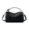 HIFASHION Genuine Leather Small Boston Women Shoulder Bags Soft Pillow Satchel Crossbody Purses Daily Work Tote Ladies Handbags
