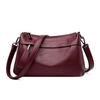 2022 Soft Leather Crossbody Bag for Middle-aged & Elderly Women: Fashionable, Versatile, Casual, Large Capacity Mummy Bag