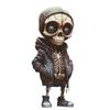 Pryskyřice Cool Skeleton Figurky Halloween Skeleton Figurka Lebka Příšerné ozdoby Dekorace na palubní desku auta Dekorace stolu